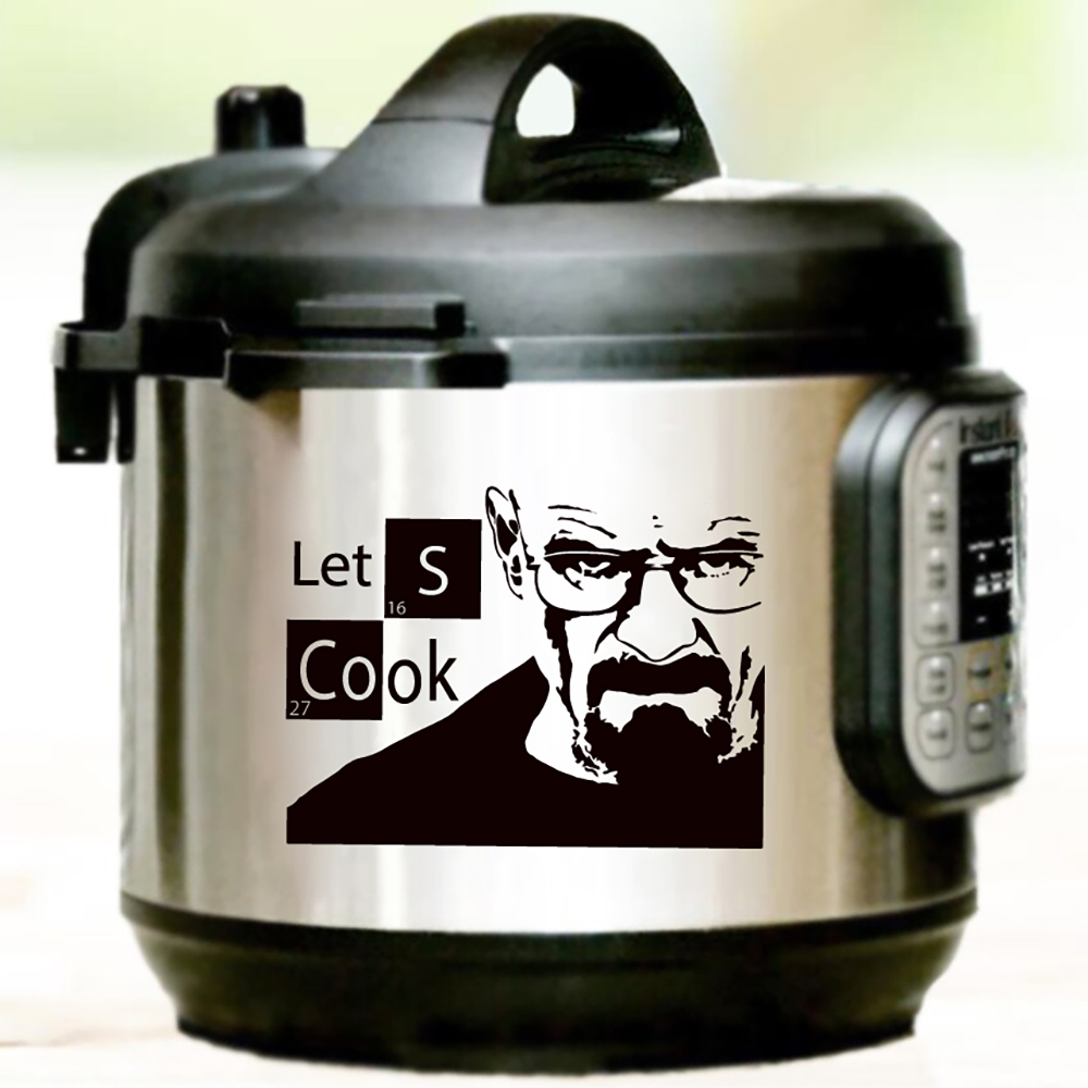 Commercial Kitchen Wall Panels - Instant Pot Vinyl Sticker, Kitchen Lets