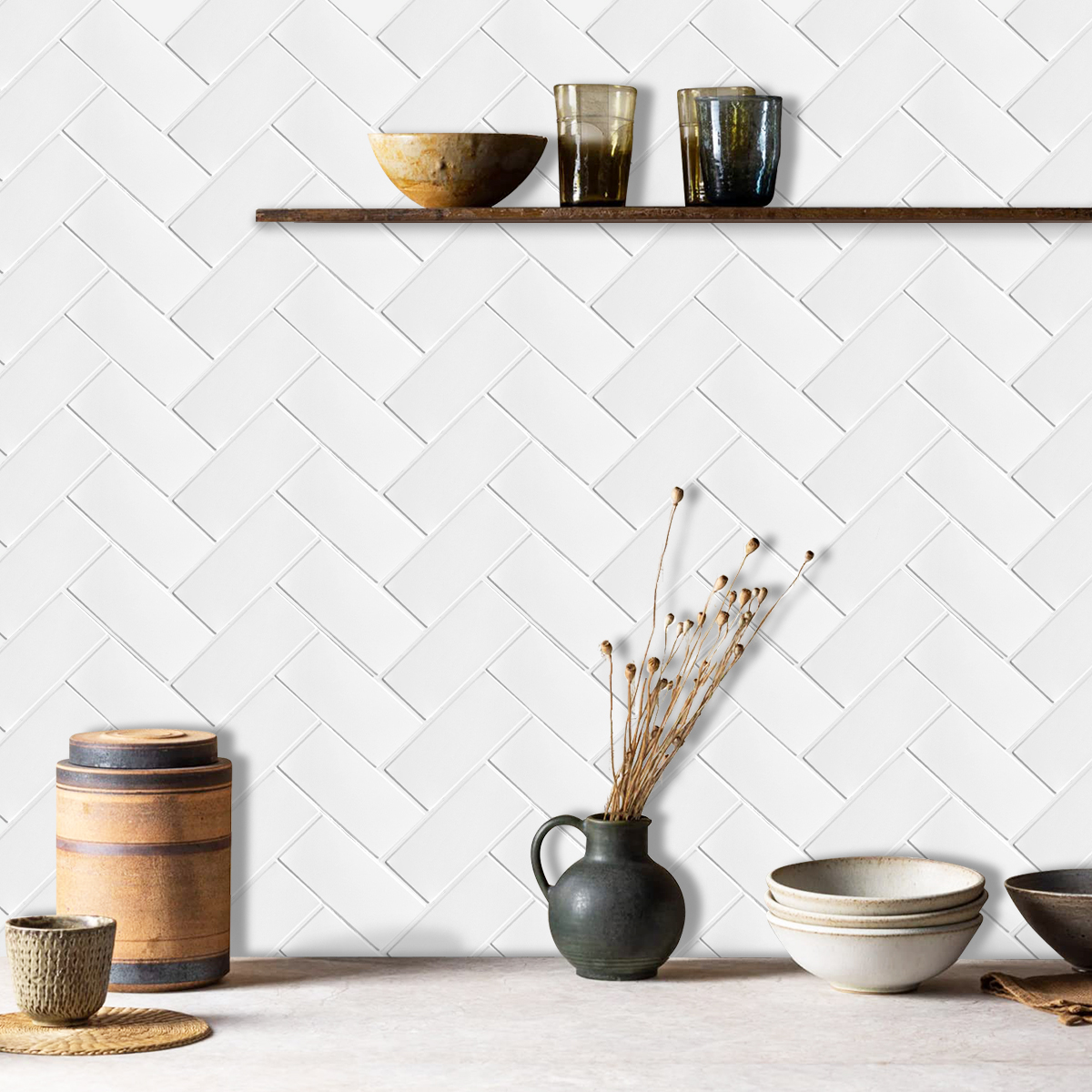 Commercial Kitchen Wall Panels - 10-sheets Peel and Stick 3d Wall