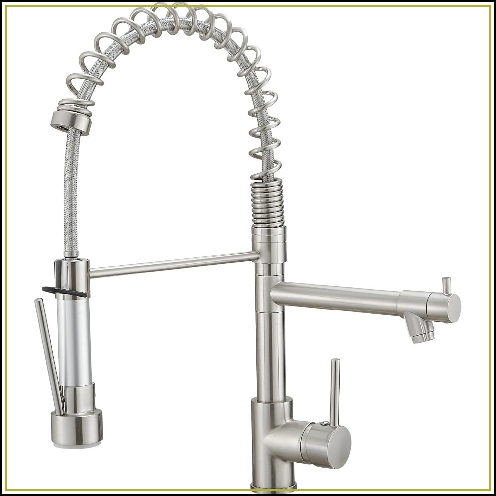 Commercial Kitchen Sink - Commercial Pull Down Kitchen Faucet, Single