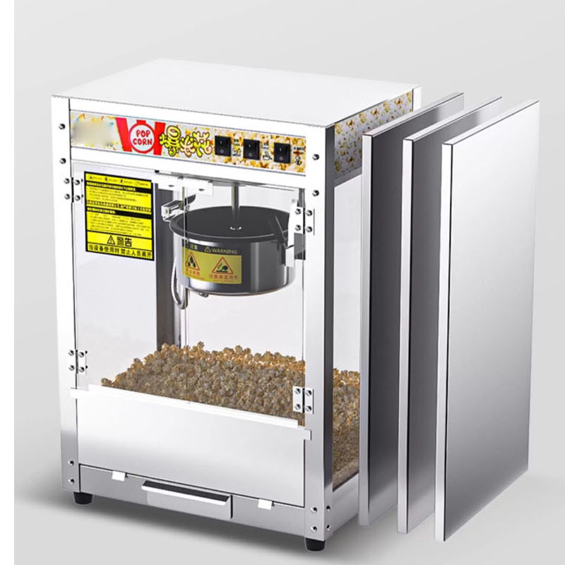Commercial Popcorn Machine - Fully Automatic Commercial Popcorn Machine 220/110V