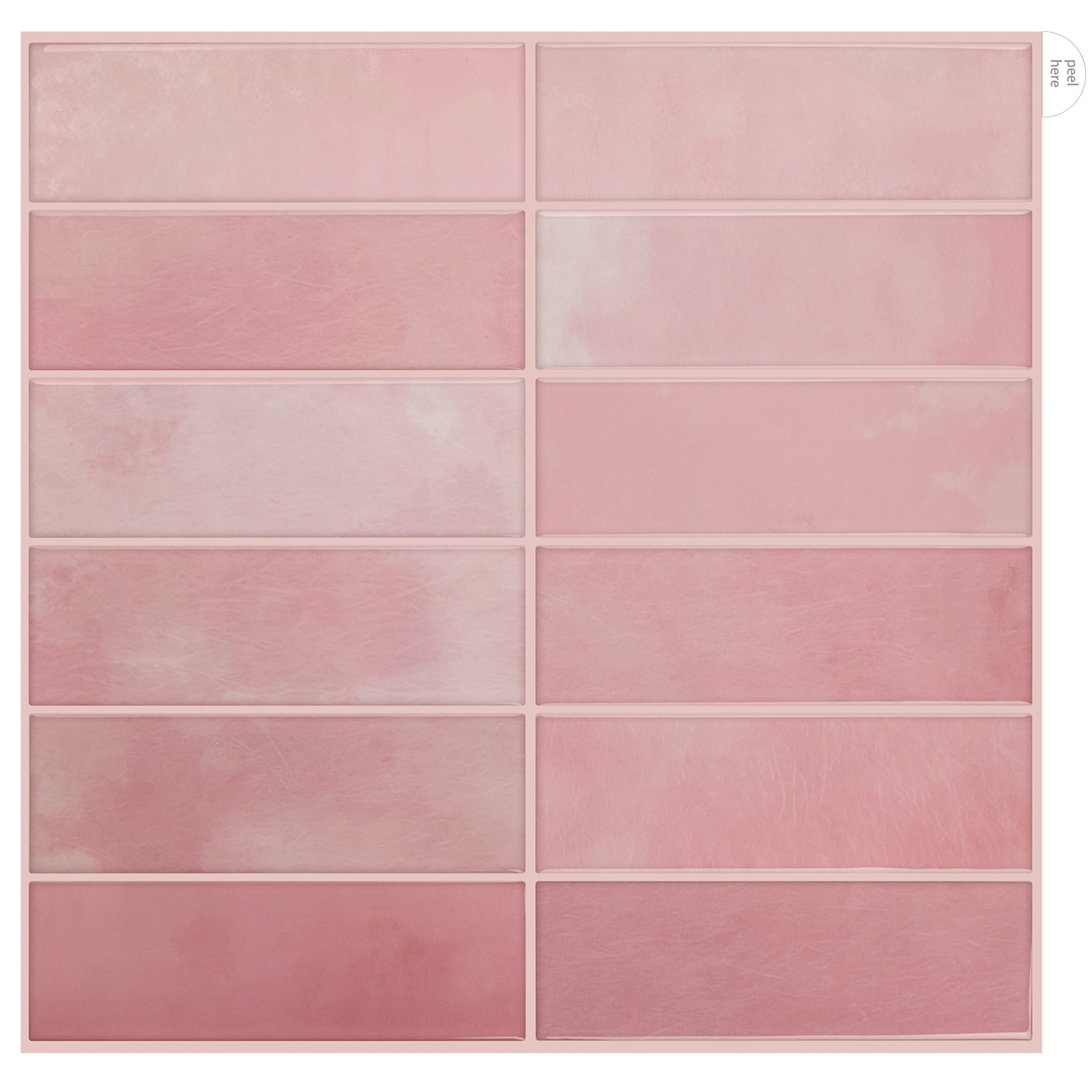 Commercial Kitchen Wall Panels - 10 PCS Modern Peel And Stick