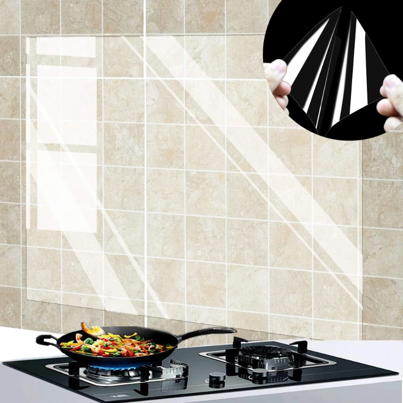 1Pc Kitchen Oil Proof Wall Sti - Commercial Kitchen Wall Panels review and price
