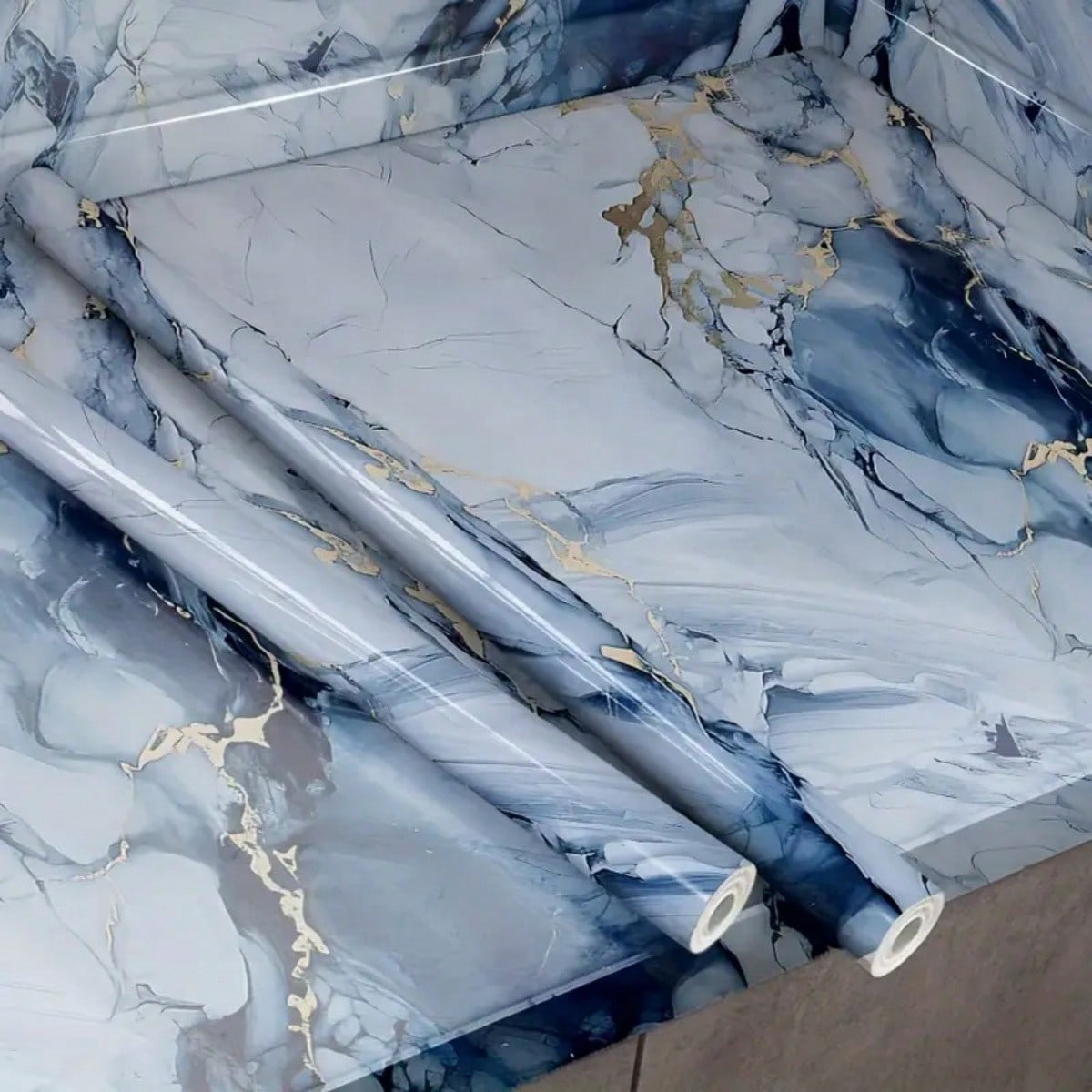 1 Roll New Blue Glacier Golden - Commercial Kitchen Wall Panels review and price