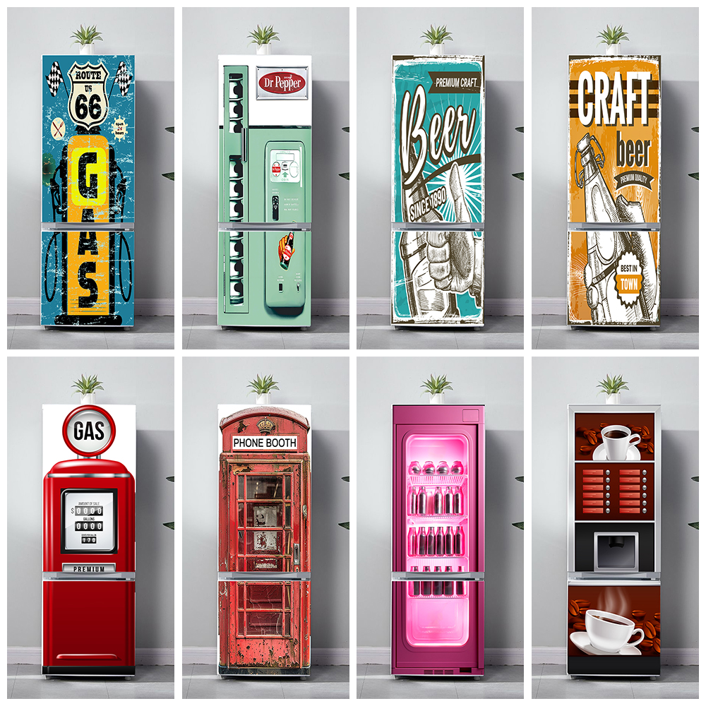 Retro Phone Booth Printed Refr - Commercial Kitchen Wall Panels review and price