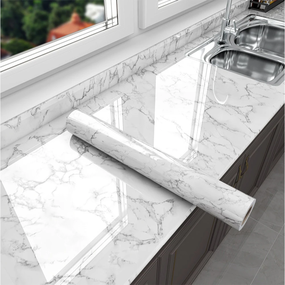 Marble Vinyl Self Adhesive Wal - Commercial Kitchen Wall Panels review and price