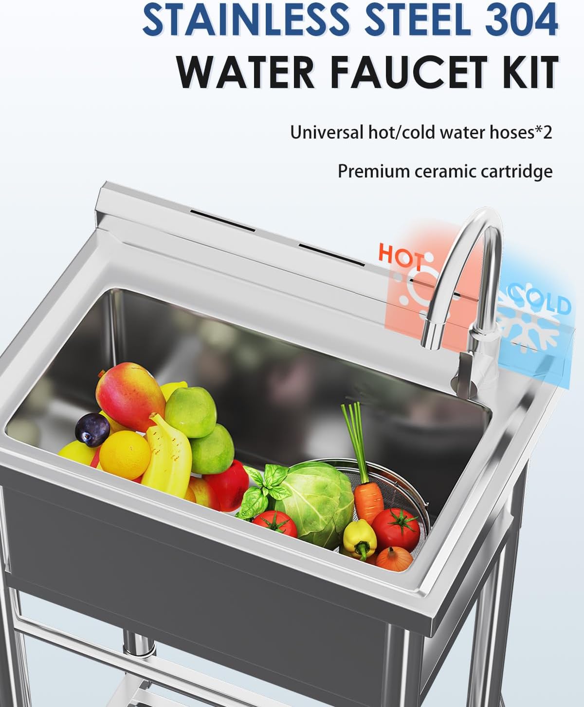Stainless Steel Utility Sink,  - Commercial Kitchen Sink review and price
