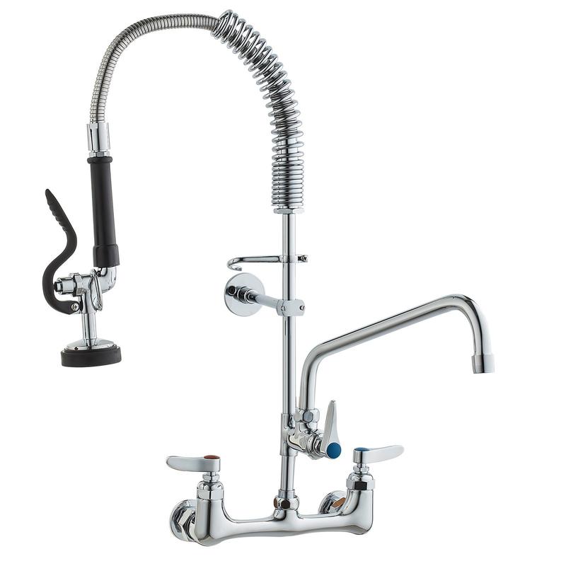 Commercial faucet with pre-rin - Commercial Kitchen Walls review and price