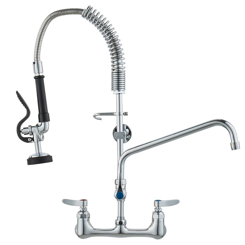 Commercial faucet with pre-rin - Commercial Kitchen Walls review and price