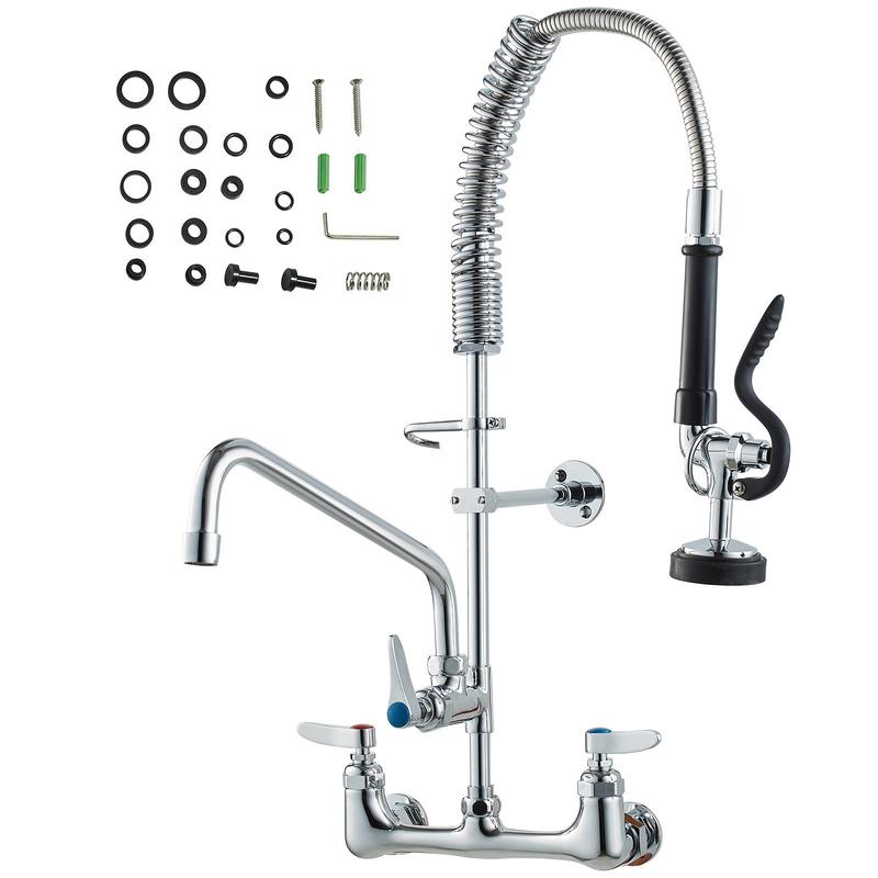 Commercial faucet with pre-rin - Commercial Kitchen Walls review and price