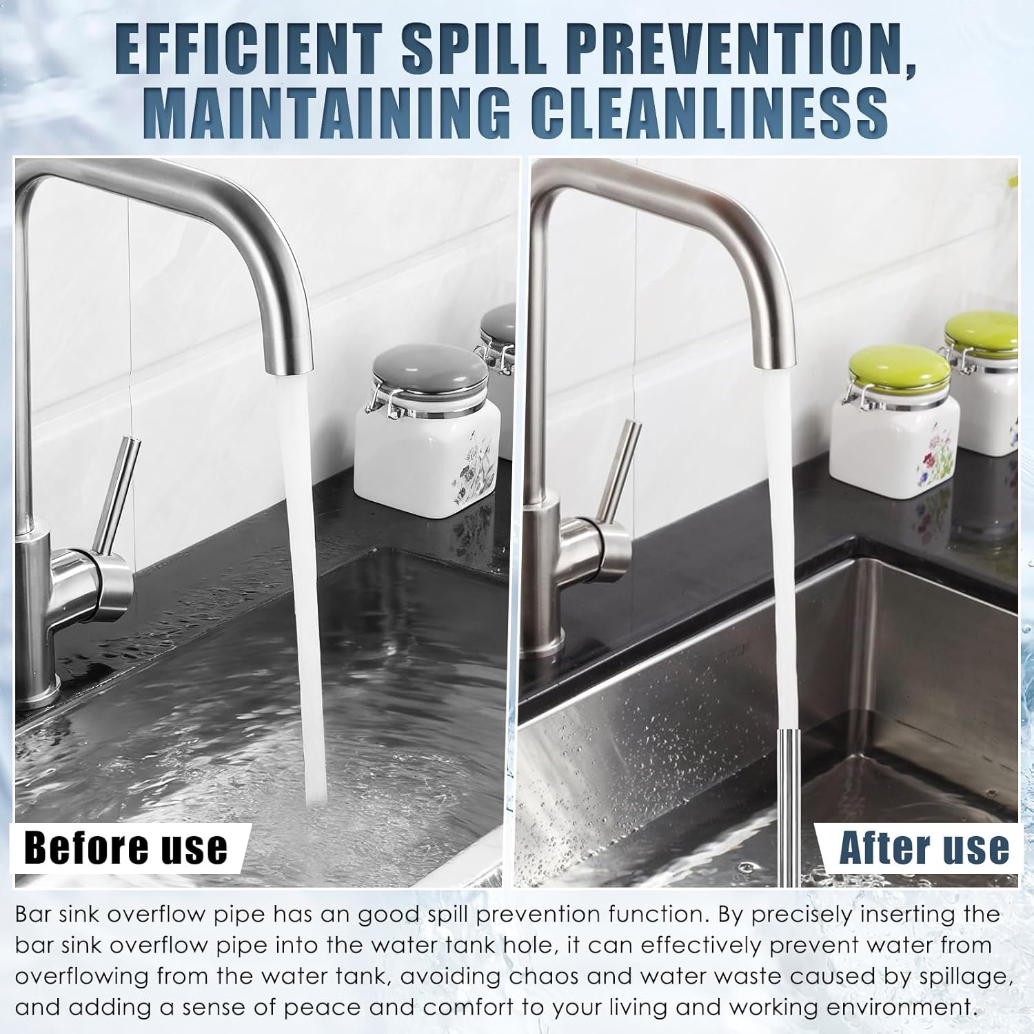 4 Pcs Universa Bar Sink Overfl - Commercial Kitchen Sink review and price