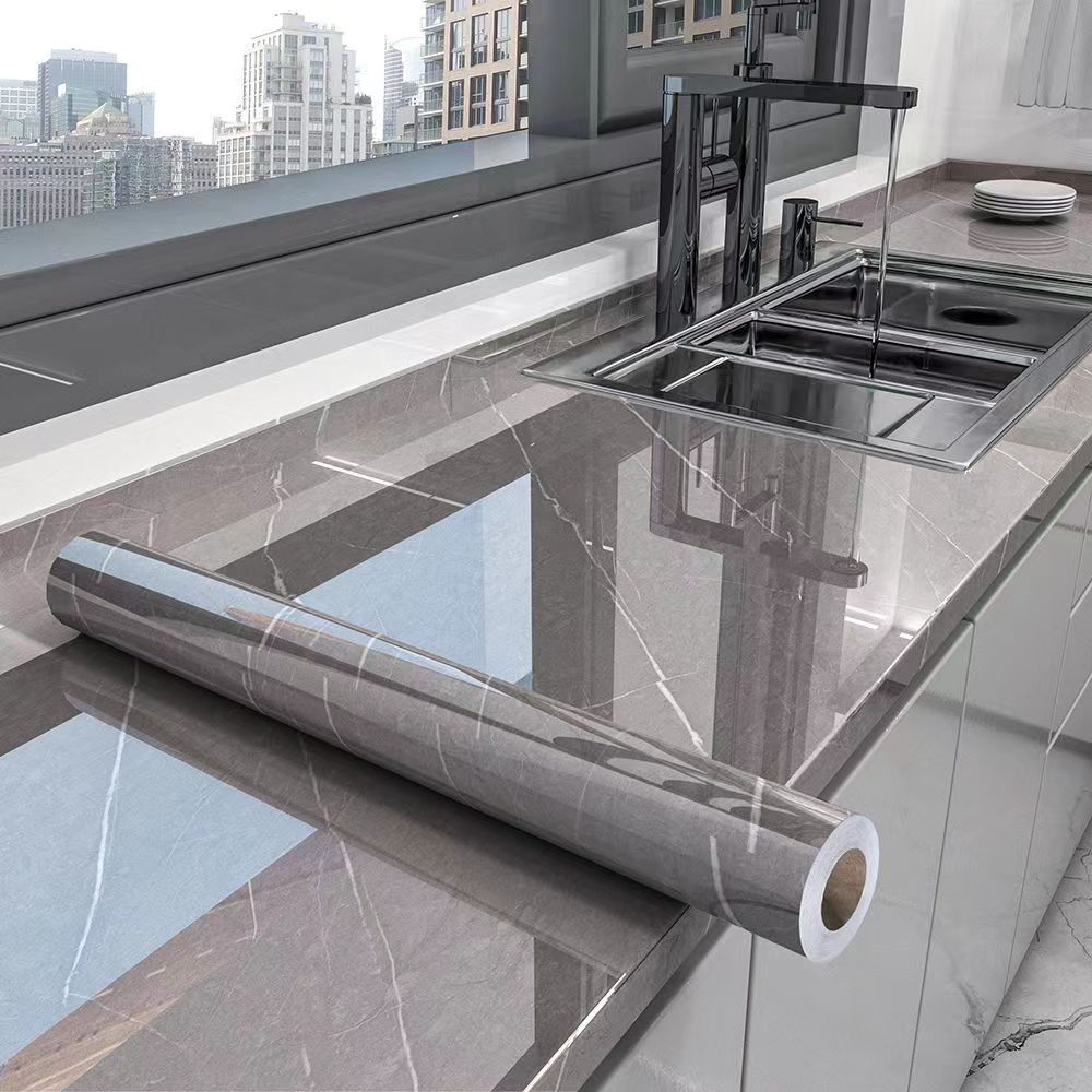 Marble Kitchen Oil-Proof Film  - Commercial Kitchen Wall Panels review and price