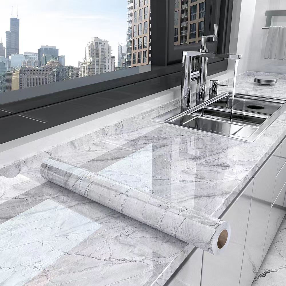Marble Kitchen Oil-Proof Film  - Commercial Kitchen Wall Panels review and price