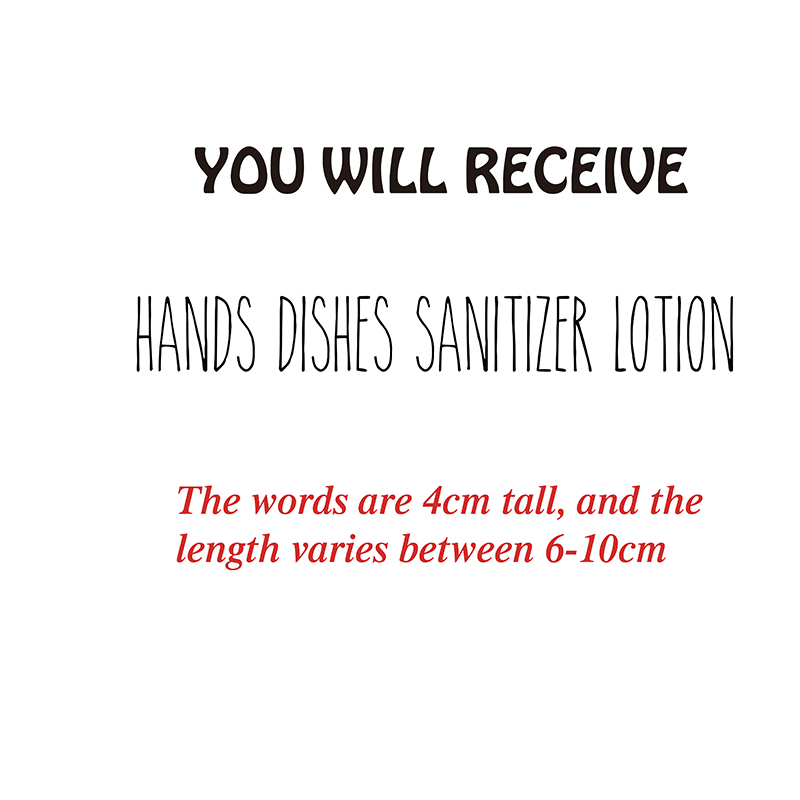 4pcs Waterproof Hands Dishes B - Commercial Kitchen Wall Panels review and price