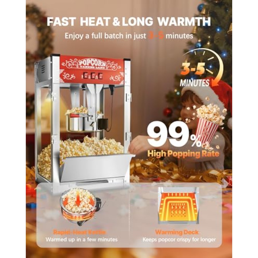 16 Oz Commercial Popcorn Machi - Commercial Popcorn Machine review and price