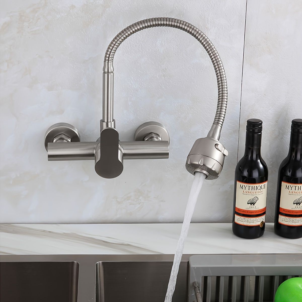 Wall-mounted kitchen faucet, s - Commercial Kitchen Walls review and price