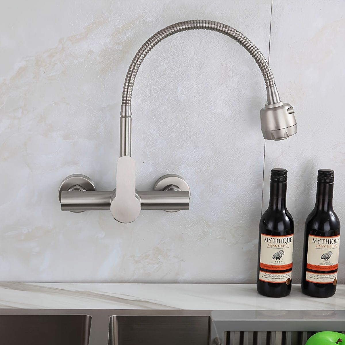 Wall-mounted kitchen faucet, s - Commercial Kitchen Walls review and price