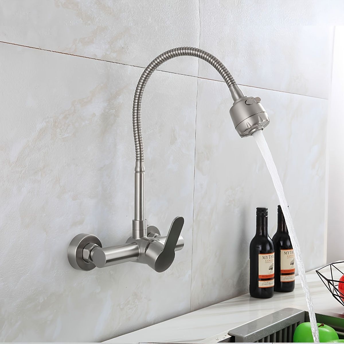 Wall-mounted kitchen faucet, s - Commercial Kitchen Walls review and price