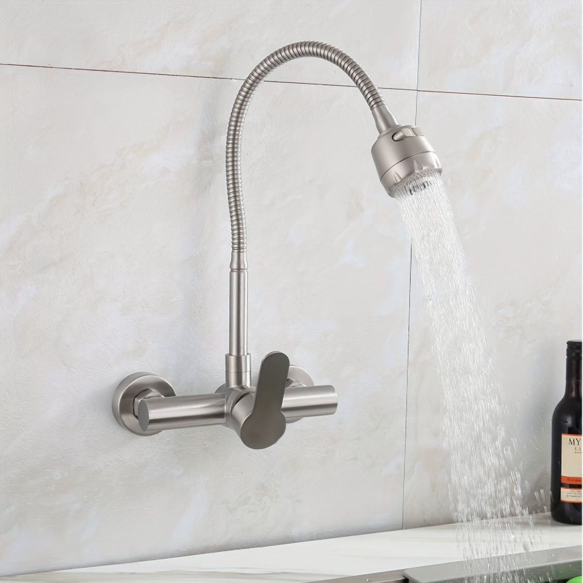 Wall-mounted kitchen faucet, s - Commercial Kitchen Walls review and price