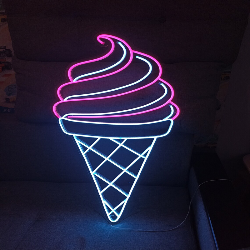 Ice Cream LED Neon Light | Wal - Commercial Kitchen Walls review and price