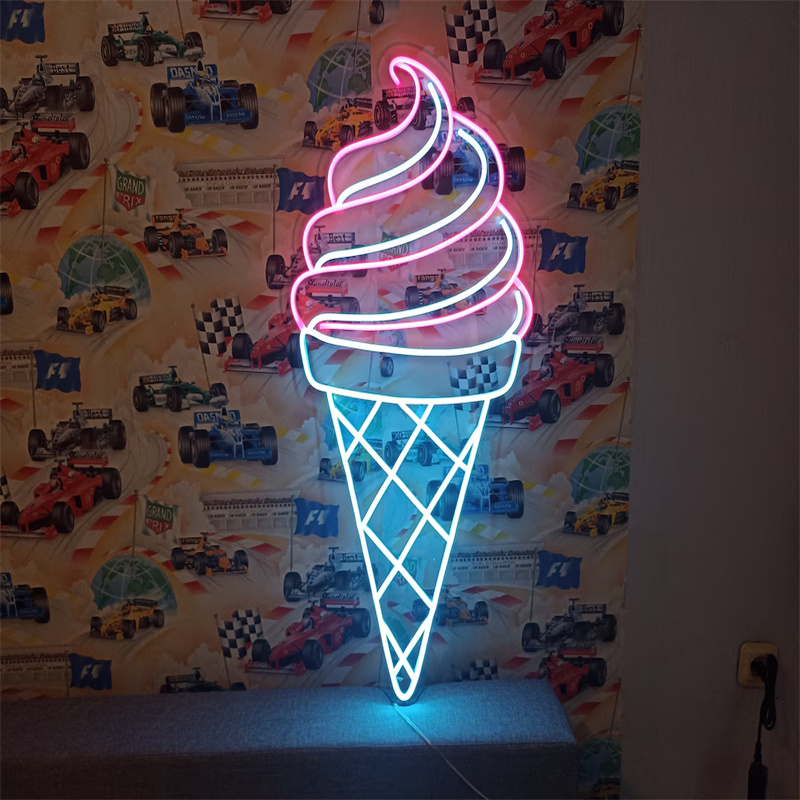 Ice Cream LED Neon Light | Wal - Commercial Kitchen Walls review and price