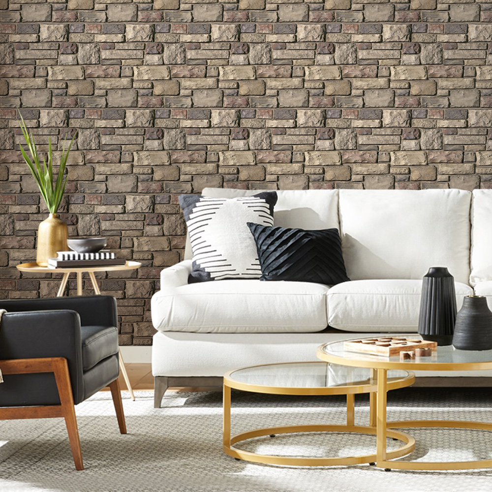 10pcs 3D Faux Stone Peel and S - Commercial Kitchen Wall Panels review and price