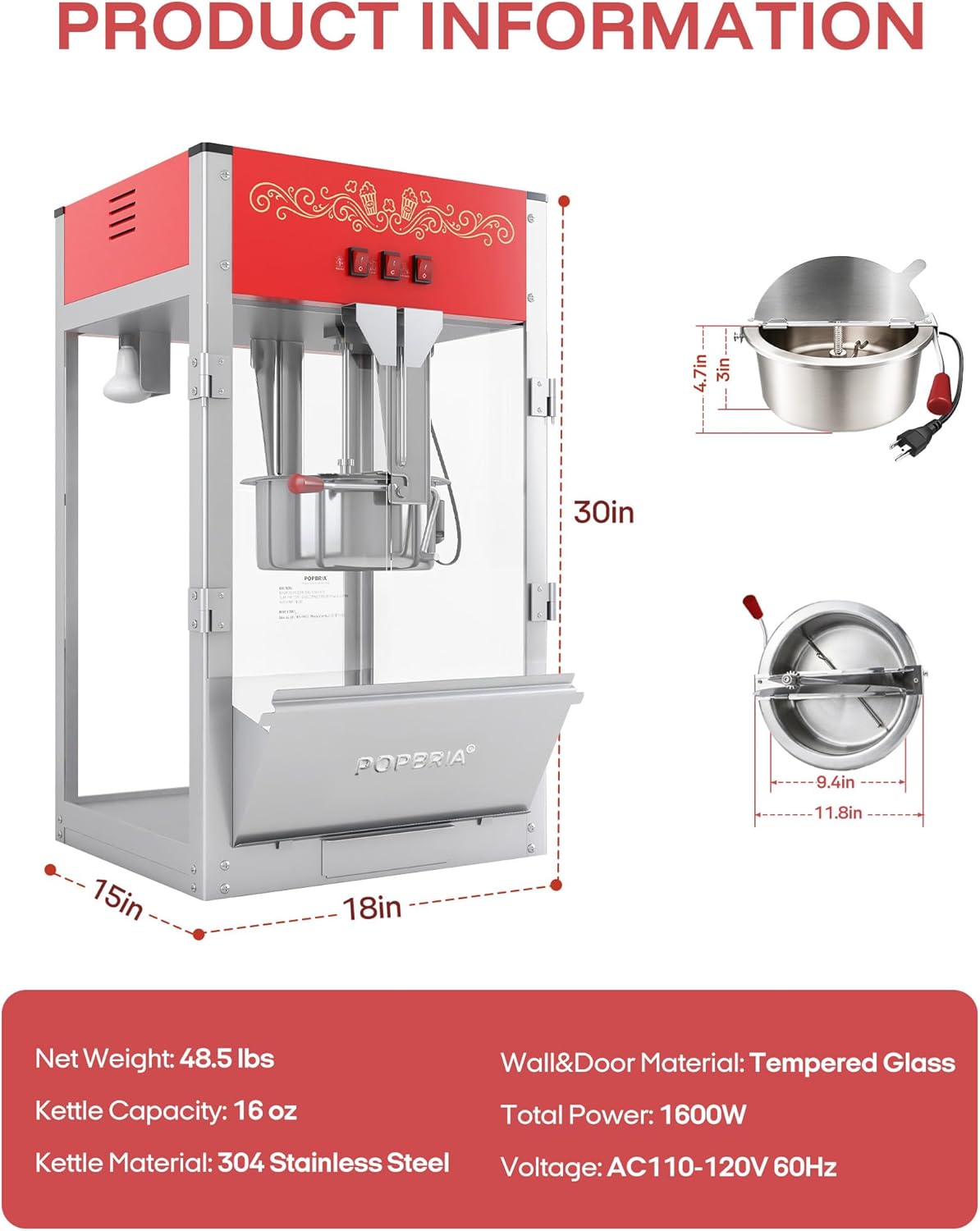 Commercial Popcorn Machine, Au - Commercial Popcorn Machine review and price