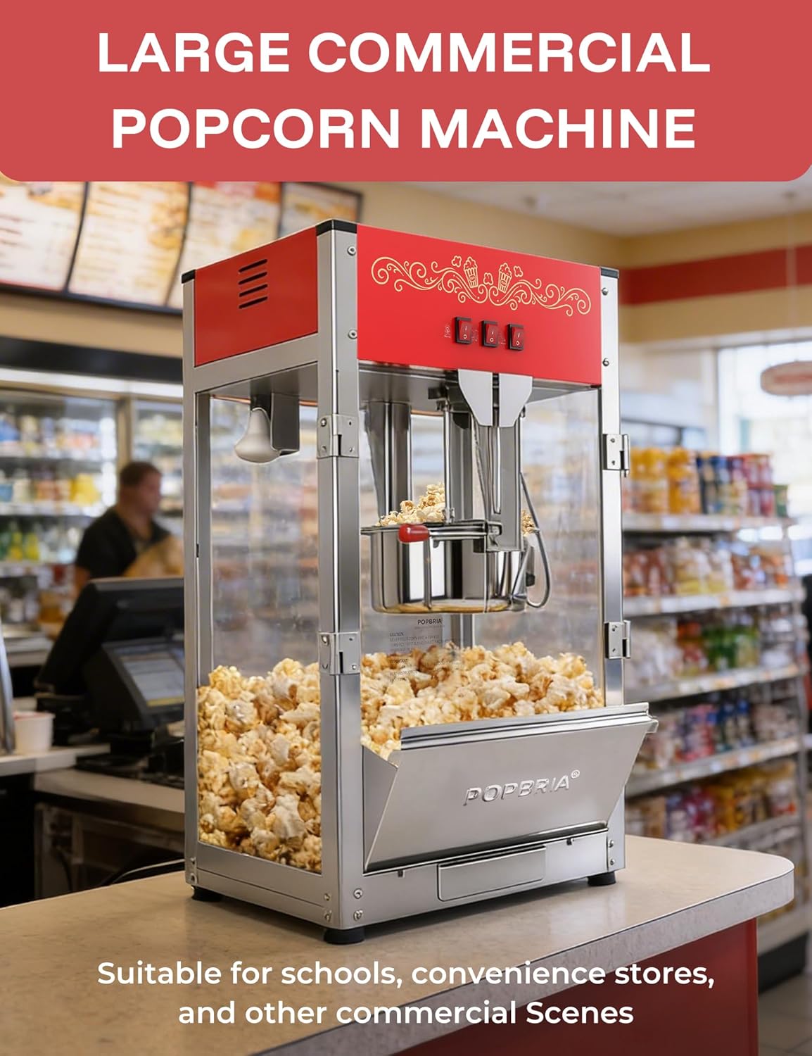Commercial Popcorn Machine, Au - Commercial Popcorn Machine review and price