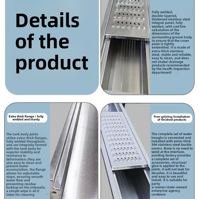 Trench, commercial underground - Commercial Kitchen Sink review and price
